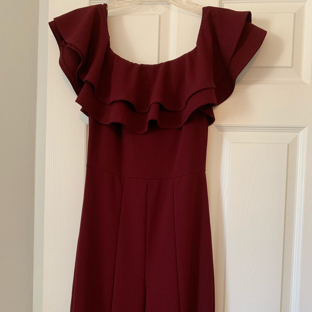 Maroon Jumpsuit